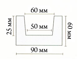 9x6 Балка Decosa