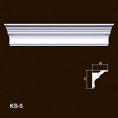 Карниз из гипса KS-5