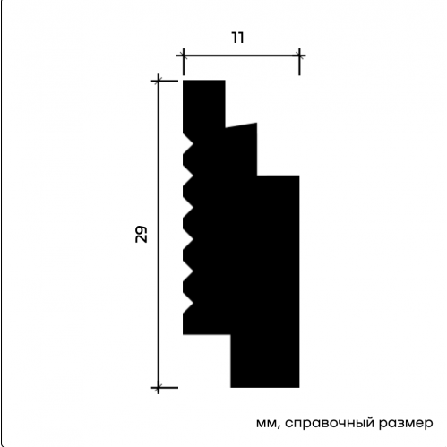 6.51.437 Молдинг Европласт