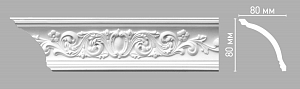 95022 плинтус Decomaster (80х80х2400мм)