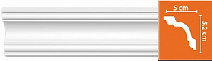 96628F гибкий плинтус Decomaster (Размер: 52х50х2400 мм.)