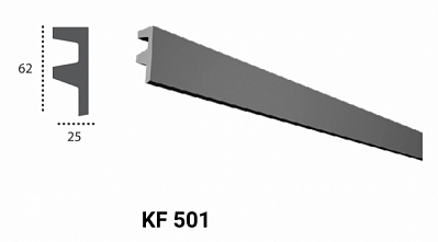 Карниз KF 501 FLEXI (2,00 м)