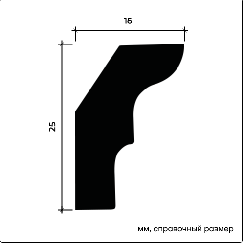1.50.155F Карниз Европласт гибкий