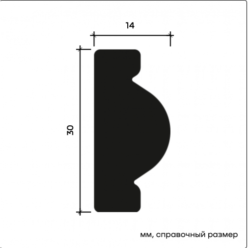 U.6.51.414 Молдинг Европласт