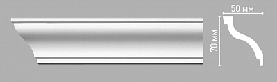96212 плинтус Decomaster (70х50х2400мм)