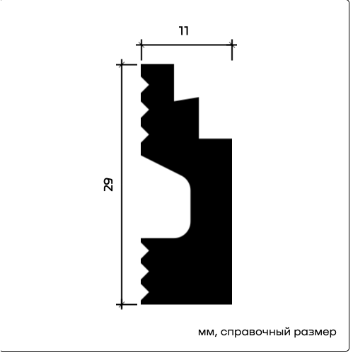 6.51.436 Молдинг Европласт