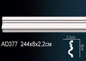 AD377 молдинг гладкий Perfect Decor