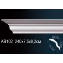 AB102 карниз гладкий Perfect Decor