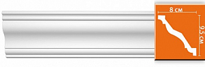 96625F гибкий плинтус Decomaster (Размер: 95х80х2400 мм.)