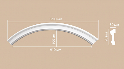 897901-150 радиус Decomaster (Rнар. 840 | Rвн. 750мм)