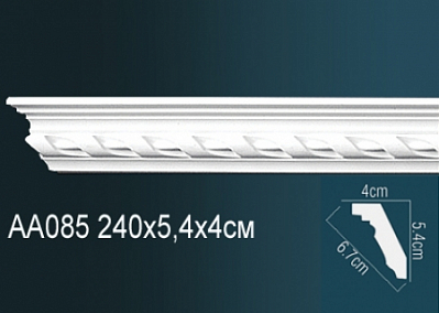AA085 карниз с орнаментом Perfect Decor