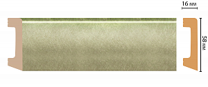 Плинтус Decomaster D234-373ДМ (58*16*2400мм)