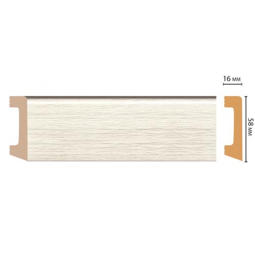 Плинтус Decomaster D234-70ДМ(58*16*2400мм)