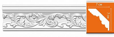 95775F гибкий плинтус Decomaster (70*70*2400мм)