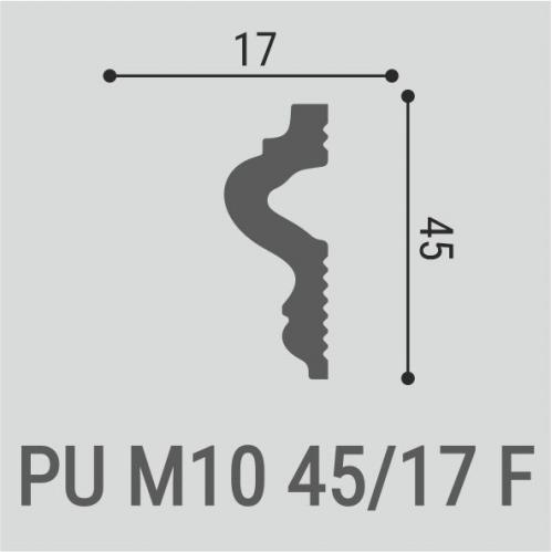 Плинтус М10 45-17 F гибкий
