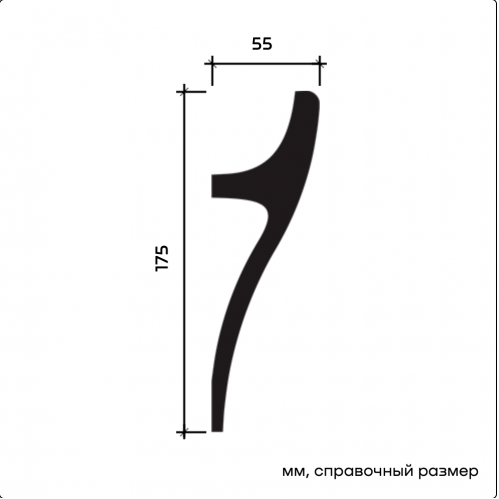 1.51.711 Карниз для скрытого освещения Европласт