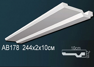 AB178 карниз гладкий Perfect Decor
