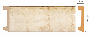 Плинтус Decomaster D235-80 (80*17*2400 мм)