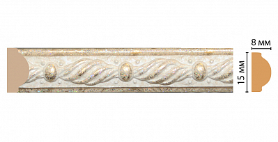 Молдинг Decomaster 130-18 (размер 15*8*2400)