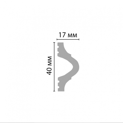 Молдинг Decomaster D002 (40*17*2000мм)