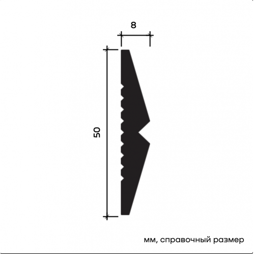 6.51.812 Молдинг Европласт