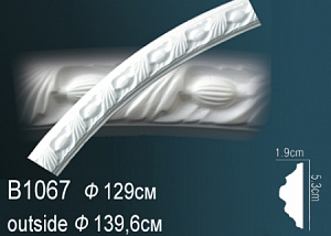 B1067 круговой молдинг Perfect Decor