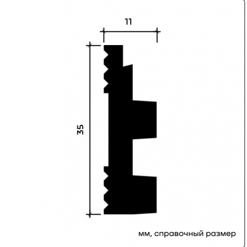 6.51.445 Молдинг Европласт