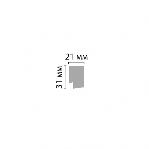 Молдинг D405-1634 ДМ(31*21*2900 мм)