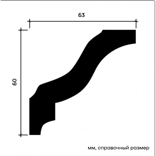1.50.105F Карниз Европласт гибкий