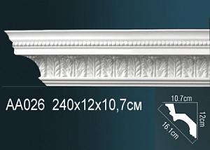 AA026 карниз с орнаментом Perfect Decor
