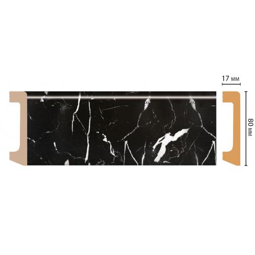 Плинтус Decomaster D235-78/20 (80*17*2400 мм)