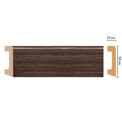 Плинтус Decomaster D234-81ДМ (58*16*2400мм)