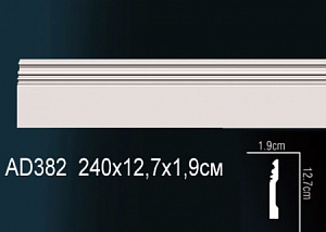AD382 плинтус Perfect Decor