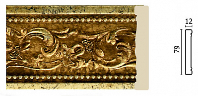 150-552 молдинг (размер 79х12х2400)