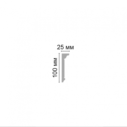 Плинтус Decomaster D218 ДМ (100*25*2000 мм)