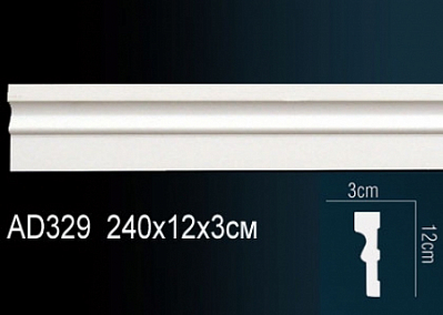 AD329 молдинг гладкий Perfect Decor