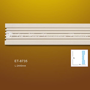 Молдинг гладкий ET-8735 Lih Haur