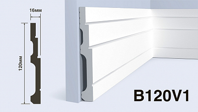 Плинтус B120V1 HIWOOD