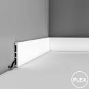 Плинтус SX163F гибкий Orac Decor