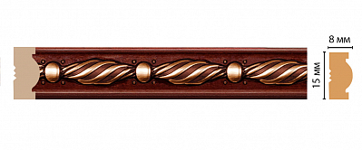 Молдинг Decomaster 105-52 (размер 15x8x2400)