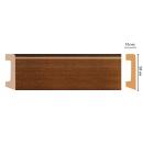 Плинтус Decomaster D234-75ДМ (58*16*2400мм)