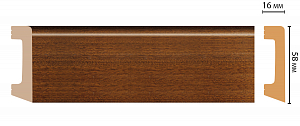 Плинтус Decomaster D234-75ДМ (58*16*2400мм)