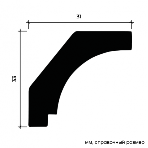 1.50.157F Карниз Европласт гибкий