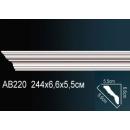 AB220 карниз гладкий Perfect Decor