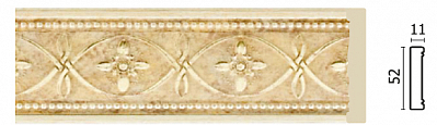 156-933 молдинг (размер 52x11x2400)