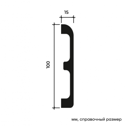 U.6.53.121 плинтус Европласт