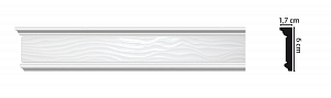 Плинтус потолочный Decomaster D219 (60*17*2000 мм)