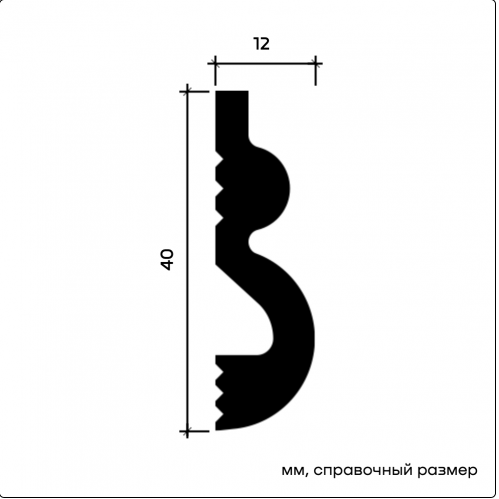 6.51.439 Молдинг Европласт