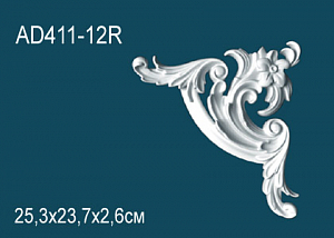 AD411-12R угловой элемент Perfect Decor