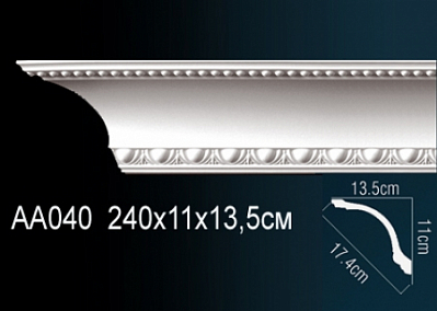 AA040 карниз с орнаментом Perfect Decor